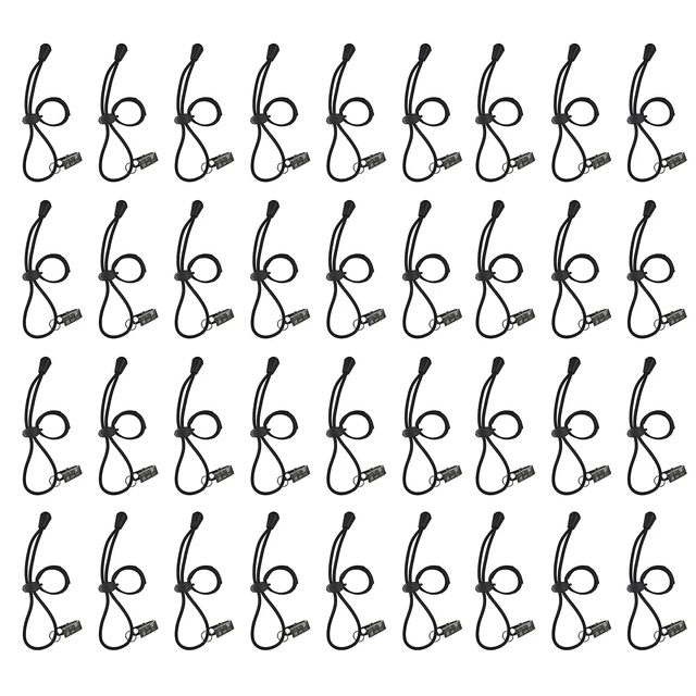 Main image of Background Backdrop Clips Clamps Holder for Photo Video Studio,36 Pack,Black