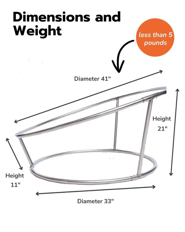 Alt view image 6 of 7 - Newborn Photography Props Baby Photoshoot Frame Stand with Stretch Fabric Backdrop and 6 Clamps, Stainless Steel Round Backdrop Stand for Newborn Photo Sessions
