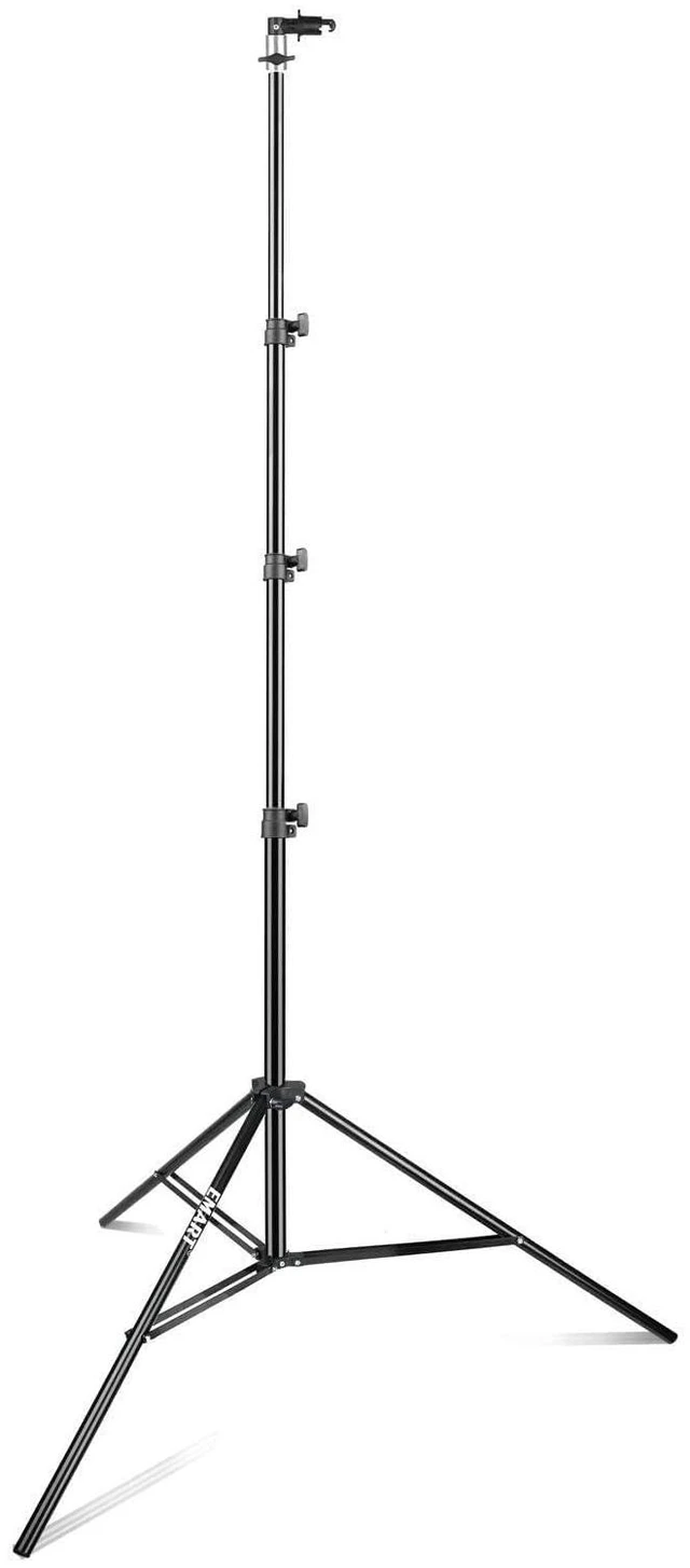 Main image of EMART 8.5FT Light Stand with Photography Reflector Holder Disc Clip | Tripod Stand with Durable Plastic Clamp for Backdrop, Green Screen, Reflector Photography, Studio Portrait, Video Recording