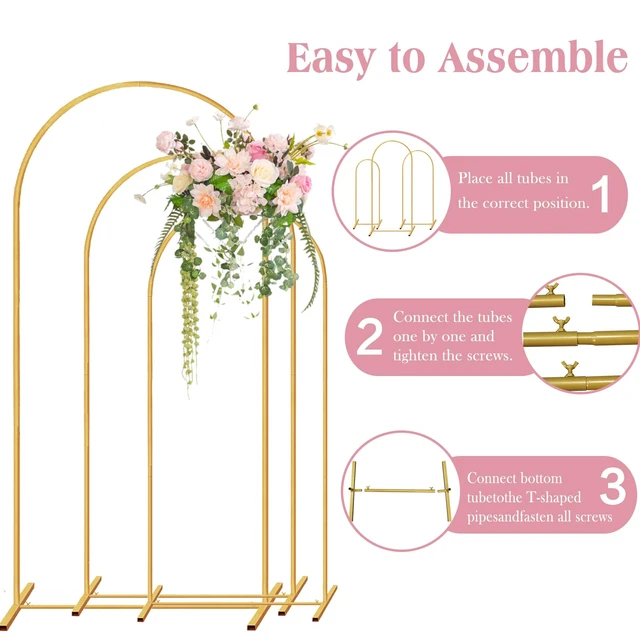 Alt view image 3 of 6 - PATPROPS Backdrop Stand Photo Studio Adjustable Background Stand Support for Parties, Events Decoration, Wedding, Photography (6.6FT,6FT,5FT)