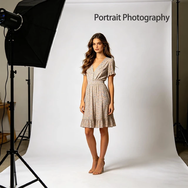 Alt view image 2 of 7 - White Photography Backdrop for Photoshoot, Fabric, 8x10FT | Versatile Studio Photo Background, Portable, Non-reflective, for Portraits, Party Decor, Video Recording, Projection