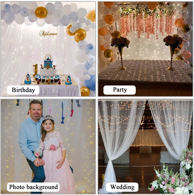 Alt view image 2 of 7 - Displayfactory 10 X 8 Ft Backdrop Banner Stand Step and Repeat Display Stand Adjustable Photo Backdrop Stand for Parties,Trade Show,Photo Booth,Wall Exhibitor Background with Carrying Bag