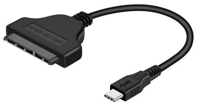 Alt view image 7 of 7 - AJMRTC USB-C to SATA Adapter Cable,6Gbps 480MB/s,16CM,2.5 Inch SSD HDD Hard Drive Connector,Type-C to SATA Converter for Lenovo Dell HP ASUS Acer MSI Laptop Desktop PC