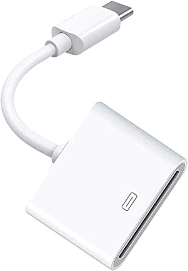 Alt view image 6 of 7 - AJMRTC USB-C Male to 30-Pin Female Adapter Cable, USB3.1 Type C to 30Pin Dock Connector Charging & Data Sync Cord for Old iPhone 4/4S, iPad 1/2/3, iPod Classic Nano Touch, Computer & Phone Accessories