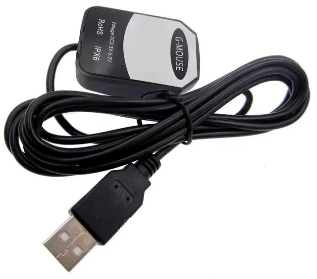 Alt view image 2 of 5 - AJMRTC G-Mouse USB GPS Receiver Module, IPX6 Waterproof GPS Antenna, DC3.3V/5V, for Android Car Stereo Navigation, Supports Google Maps, Laptop PC Navigation