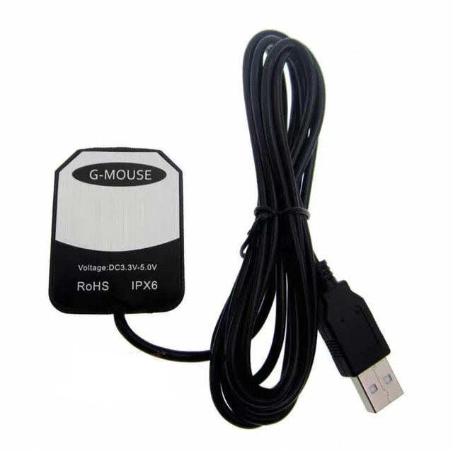 Alt view image 4 of 5 - AJMRTC G-Mouse USB GPS Receiver Module, IPX6 Waterproof GPS Antenna, DC3.3V/5V, for Android Car Stereo Navigation, Supports Google Maps, Laptop PC Navigation