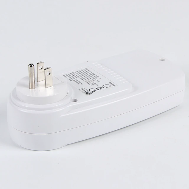 Alt view image 4 of 5 - AJMRTC US Plug Power Meter, Digital Wattmeter Energy Monitor, KWh Voltage Current Power Consumption Analyzer, Cost Calculating Electricity Usage Meter for Home Appliances