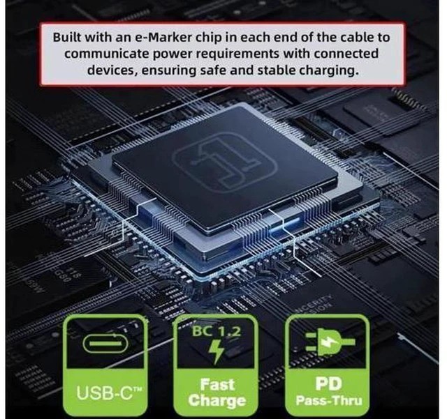 Alt view image 6 of 7 - AJMRTC 90 Degree USB5.0 Extension Adapter, Low Profile Up/Down Angled Type-C Male to Female, 80Gbps, 240W PD3.1, 16K 8K 5K Video Output, Lanyard Keychain Included, Compatible with USB4.0 & Thunderbolt