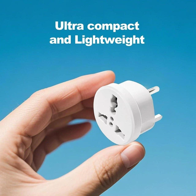 Alt view image 3 of 6 - AJMRTC UK to US Plug Adapter, Type B International Travel Power Adaptor, Convert UK BS1363 Plug to US Type B Socket, Works with Plugs from Europe, India & More Countries, 3-Packs for Travel, Home and