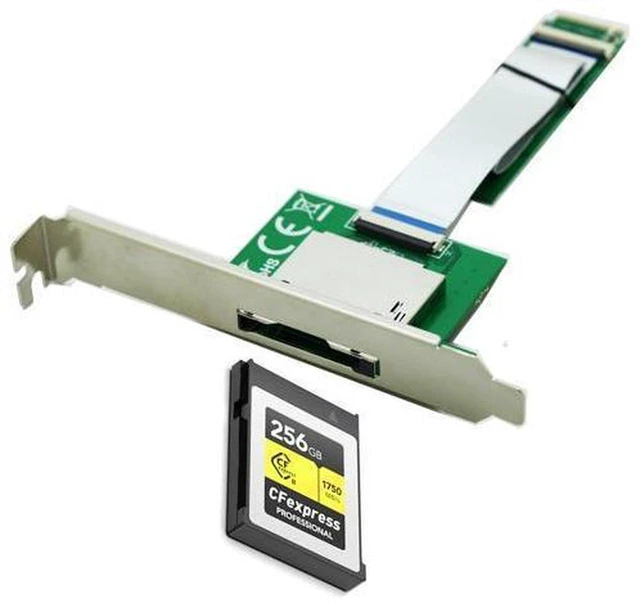 Alt view image 5 of 5 - AJMRTC M.2 NVMe M-Key CFexpress Type B Card Reader Adapter, PCIe CFexpress Type B to M.2 M-Key Converter, Compatible with Sony, Lexar CFexpress Type B Cards for Professional Photographers & Videograph