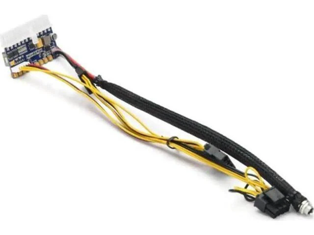 Alt view image 3 of 4 - AJMRTC 12V DC 250W Pico PSU DC-DC ATX Converter, 24Pin Fanless Power Supply Board with SATA 4Pin Molex, Mini ITX PC Car Automotive Power Module for SFF Vehicle PC Builds