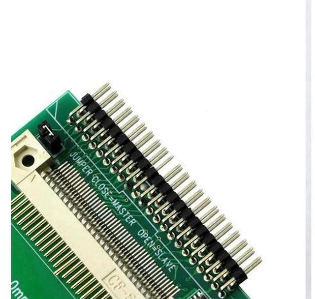 Alt view image 5 of 6 - AJMRTC CF to 44Pin Male IDE Adapter, Compact Flash CF Card to 2.5" 44Pin IDE Laptop HDD SSD Converter, CF-IDE44 2.0mm Board with Master Slave Jumper for Retro Laptop Industrial PC POS CNC