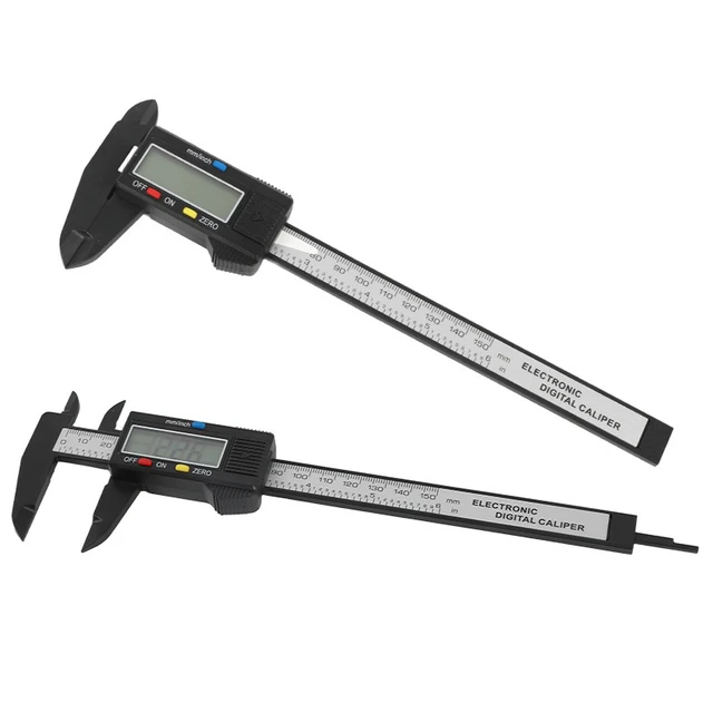 Alt view image 5 of 6 - AJMRTC 0-6 Inch Digital Caliper, Electronic Digital Vernier Caliper with Large LCD Screen, Inch & Metric Conversion, Auto-Off Feature, Plastic Measuring Tool for Household DIY Measurement
