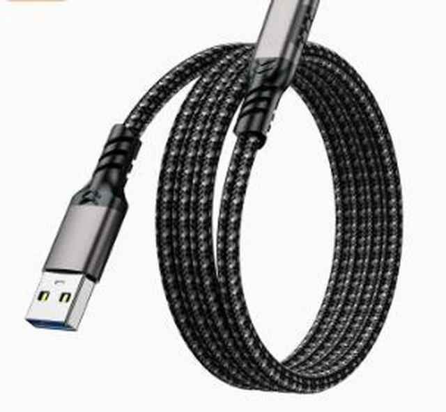 Alt view image 4 of 4 - AJMRTC 2M USB 3.2 USB-A to USB-C Cable, 10Gbps High Speed Data Transfer & 60W PD Fast Charging Cord, USB3.2 Type-C Cable for External SSD, Hard Drive, CarPlay, Laptop, Smartphone