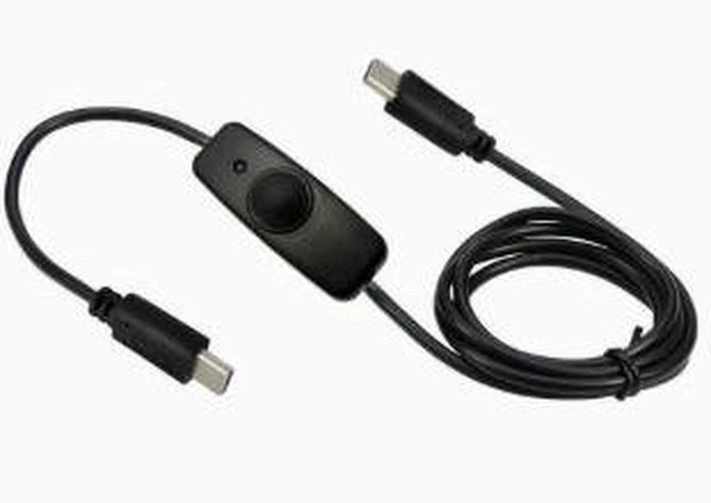 Main image of AJMRTC 1.2M USB Type-C Power Extension Cable with LED On/Off Switch, 2A USB-C Charging Cord, Manual Power Control Cable for LED Strip Light, Tablet, Smartphone, USB-C Powered Electronics