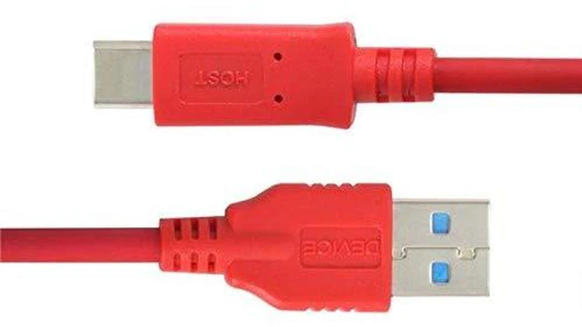 Alt view image 2 of 4 - AJMRTC 30CM USB 3.1 Type-C Male to USB3.0-A Male OTG Data Cable, USB-C Host to USB-A Device OTG Cord, 5Gbps High Speed Data Transfer Cable for Laptop, Smartphone, USB Flash Drive, External Storage
