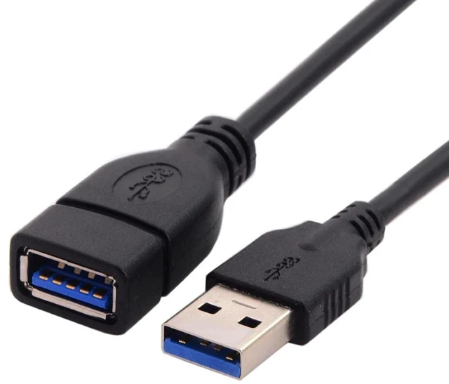 Alt view image 7 of 7 - AJMRTC 8.66 Inch USB3.0 Male to Female Short Extension Cable, 5Gbps High Speed Data Transfer Cord, Portable USB3.0 Extension Wire for Laptop, Keyboard, Mouse, USB Flash Drive, Printer, USB-A Desktop