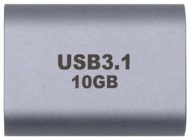 Alt view image 2 of 7 - AJMRTC USB 3.1 Gen2 Type-C Female to USB3.0 Type A Female Adapter, 10Gbps Bi-Directional Data & Power Pass Through Converter, USB-C to USB-A Female Connector for Laptops, Tablets, Smartphones, Storage