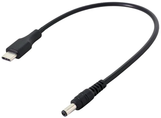 Main image of AJMRTC DC 5V USB 3.1 Type-C to DC 5.5x2.5mm Power Plug Charging Cable 20cm, USB-C to DC Barrel Jack Extension Charge Cord for Air Pro, Portable 5V Power Supply Cable for Small Electronics, Router