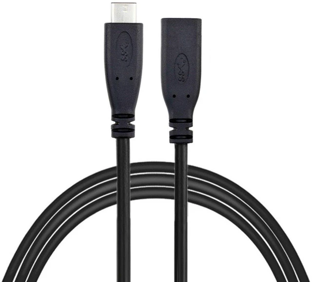 Alt view image 6 of 7 - AJMRTC USB3.1 Gen2 USB-C Male to Female Extension Cable, 2M 10Gbps High Speed Data & PD Charging Cord for Laptop, Tablet, Smartphone, External SSD, Docking Station, USB-C Electronic Peripherals