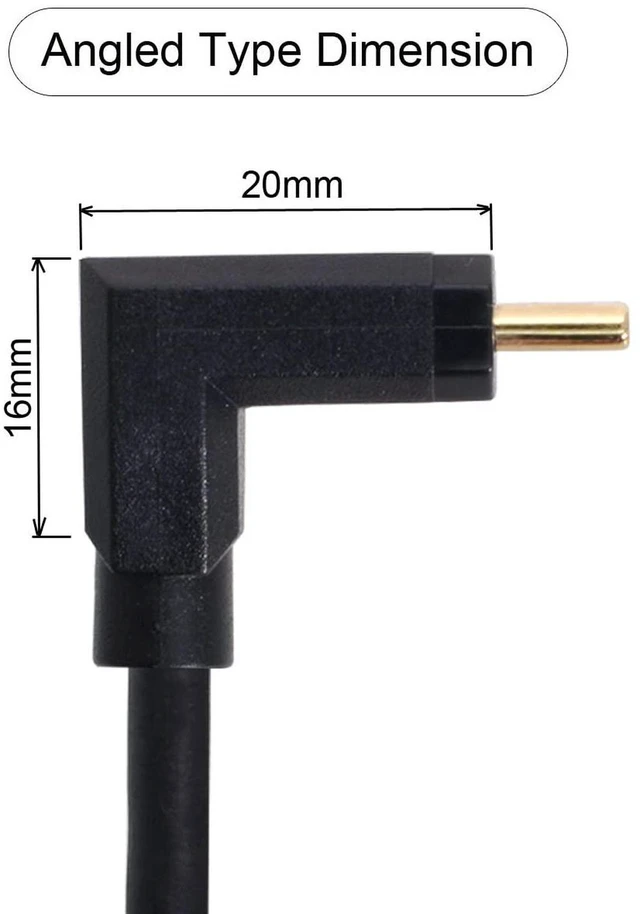 Alt view image 4 of 7 - AJMRTC 90 Degree Up & Down Angled USB 3.1 Type C Male to Female Extension Cable, 30cm Right Angle USB-C Extender Cord, High Speed Data Transfer Cable for USB-C Devices, Laptops, Phones, Docking Statio