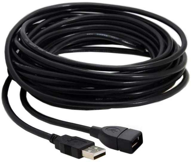 Main image of AJMRTC USB 2.0 Type B to USB A Male Data Cable, Available in 3m 5m 8m Lengths, Long Standard-B Printer Scanner Hard Disk Cord for Desktop, Office Equipment and External Storage Devices