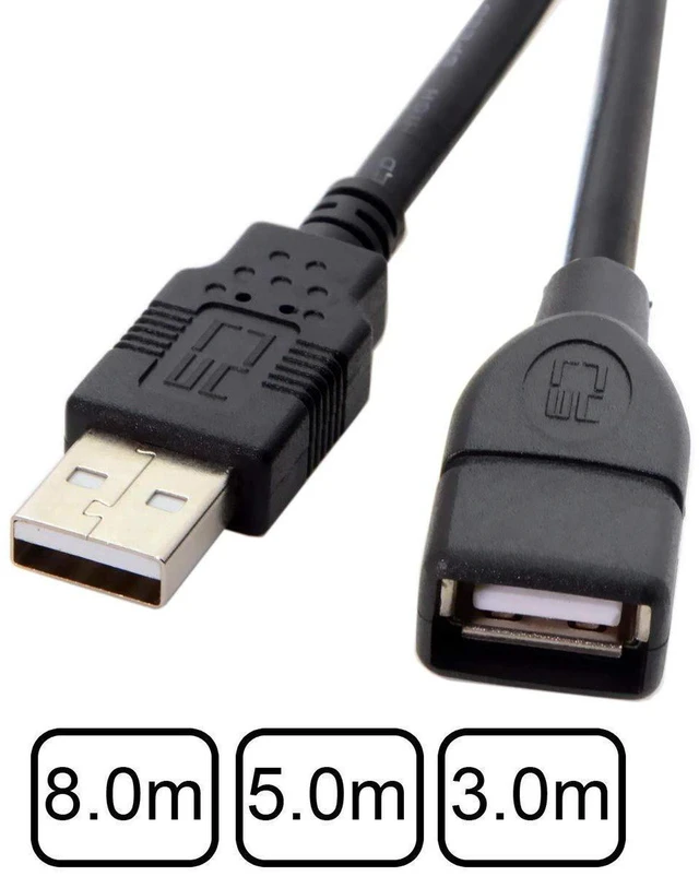 Alt view image 5 of 6 - AJMRTC USB 2.0 Type B to USB A Male Data Cable, Available in 3m 5m 8m Lengths, Long Standard-B Printer Scanner Hard Disk Cord for Desktop, Office Equipment and External Storage Devices