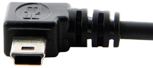 Alt view image 5 of 7 - AJMRTC 5Pin Mini USB Male Left 90 Degree Angled to USB2.0 Male Data Charge Cable, 50cm Elbow Mini USB Cord for Digital Camera, GPS and Old Portable Devices