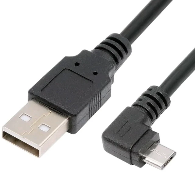 Alt view image 2 of 7 - AJMRTC Right Angled 90 Degree Micro USB 5Pin to USB 2.0 Type A Cable, 20cm Right Angle Data & Charging Cord, 480Mbps Sync Cable for Phone, Tablet, Camera, Power Bank, Bluetooth Speaker, Micro USB Devi