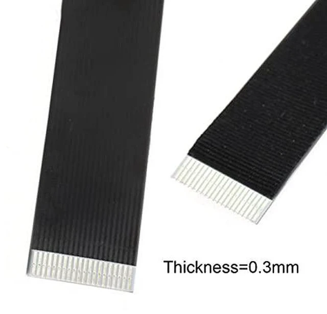 Alt view image 2 of 6 - AJMRTC 90 Degree Down Angled USB 2.0 Type-A Male to Type-A Male Flat Slim FPC Data Cable 100CM, Low Profile Flexible FPC Ribbon Cord for FPV System, External Disk, Scanner, Printer, Narrow Space Insta