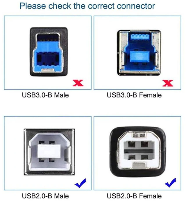 Alt view image 4 of 7 - AJMRTC USB 2.0 Front Panel 9/10Pin Male Header to USB Type-B Female Mainboard Extension Adapter Cable 1.4FT/0.5M, 480Mbps Internal PC Wiring Cord for Desktop Motherboard, Printer & USB-B Devices