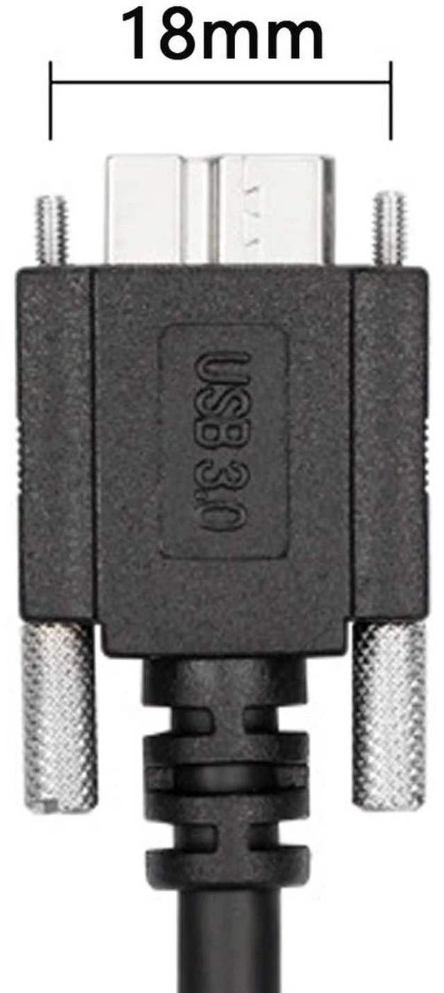 Alt view image 5 of 7 - AJMRTC 120cm USB 3.0 Type A Male to Micro USB 3.0 B Male Cable with Panel Mount Screws, High Speed 5Gbps Data Transfer Cord, Panel Mountable Wire for External Hard Drives, Mobile Phones and Micro USB