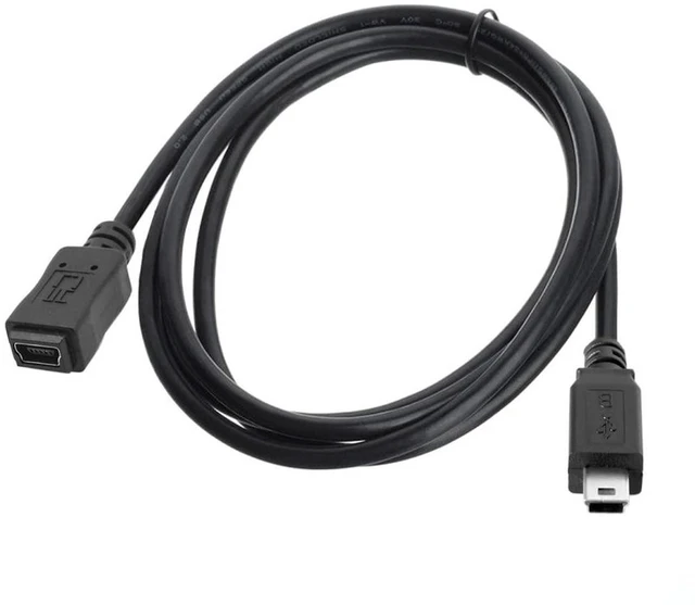 Alt view image 7 of 7 - AJMRTC 150cm USB 2.0 Hi Speed Mini USB 5Pin Male to Female Extension Adapter Cable, 480Mbps Data Sync & Charging Cord, Compatible with Old Cameras, GPS, MP3 Players and Legacy Mini USB 5Pin Devices
