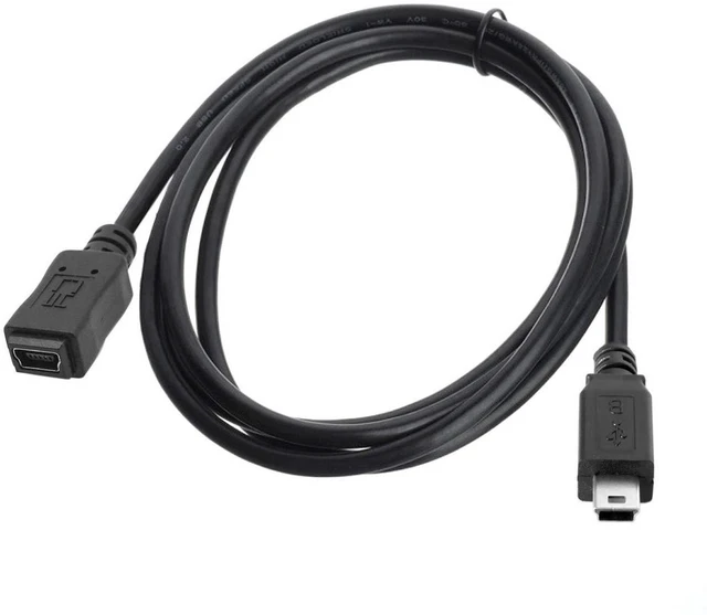 Alt view image 4 of 7 - AJMRTC 150cm Hi Speed USB 2.0 Mini USB 5Pin Male to Female Extension Adapter Cable, 480Mbps Data Sync & Charging Cord for Digital Cameras, GPS, MP3 Players and Legacy Mini USB 5Pin Electronic Devices