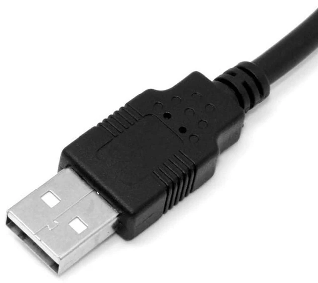 Alt view image 3 of 7 - AJMRTC 5M 90 Degree Right Angled Mini USB B 5Pin Male to USB 2.0 Type A Male Power & Data Cable with EMI Ferrite Core, 480Mbps Shielded Cord for Digital Cameras, GPS, MP3 Players and Mini USB B 5Pin