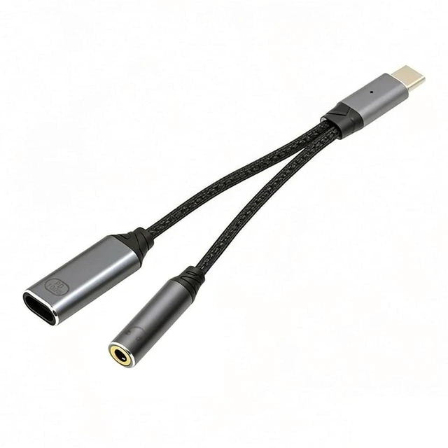 Main image of AJMRTC USB-C to 3.5mm Female AUX DAC Audio Cable, 16bit 48kHz Sound Output with 100W PD Power Pass-Through, Digital Audio Adapter Cord for Smartphones, Tablets, Laptops and USB-C Audio Devices