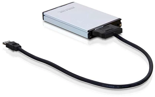 Alt view image 2 of 7 - AJMRTC 50cm eSATAp USB2.0 Combo to 22Pin SATA Cable, Dual 12V & 5V Power ESATA Cord for 2.5" 3.5" HDD SSD, External Hard Disk Drive Data & Power Adapter Cable
