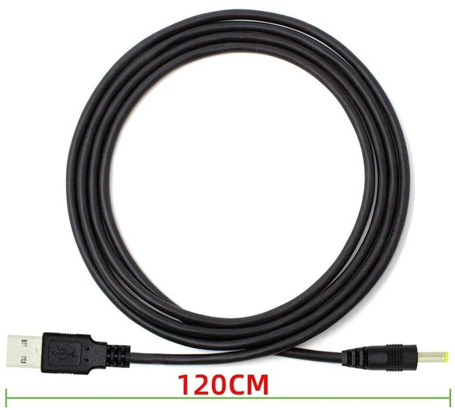 Alt view image 3 of 7 - AJMRTC 2Pcs Lot 150cm 24AWG USB2.0 Type-A Male to 4.0x1.7mm DC Round Power Plug Cable, 5V DC Power Cord for LED Strip, Router, CCTV Camera and Small Electronic Devices