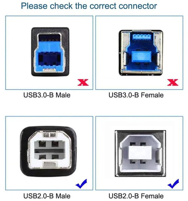 Alt view image 3 of 7 - AJMRTC USB 2.0 Type-A Male to Type-B Male Panel Mount Cable with Thumbscrews, Locking Panel Mount Cord for Industrial Camera, Robot, Scanner, External Hard Disk, Secure Fixed Industrial Data Transmiss