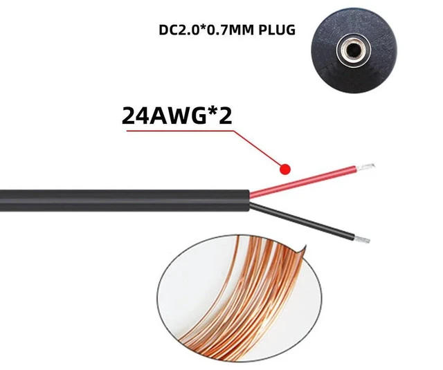Alt view image 2 of 7 - AJMRTC 2Pcs 150cm 24AWG USB 2.0 Type A Male to 5V DC 2.0x0.7mm Round Power Plug Cable, USB to DC Barrel Jack Charging Cord for Router, Camera, LED Strip, Smart Home Devices 5V Power Supply Wire