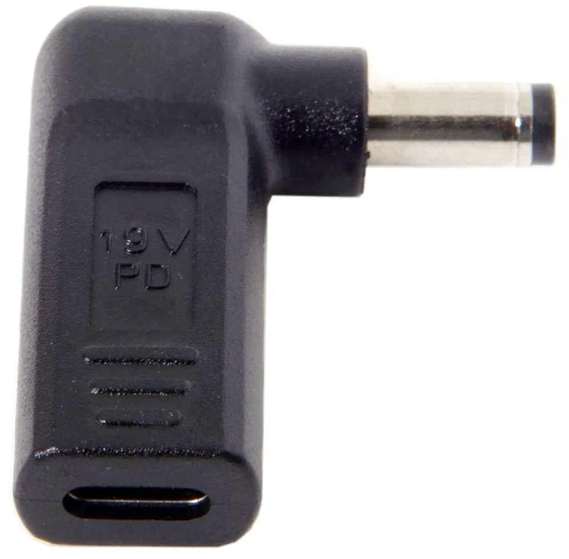 Alt view image 6 of 6 - AJMRTC USB 3.1 Type-C to DC 20V PD Trigger Emulator Adapter, 90 Degree Angled USB-C PD Power Converter with 5.5x2.1mm Barrel Plug for Devices with 5.5*2.1mm DC Jack