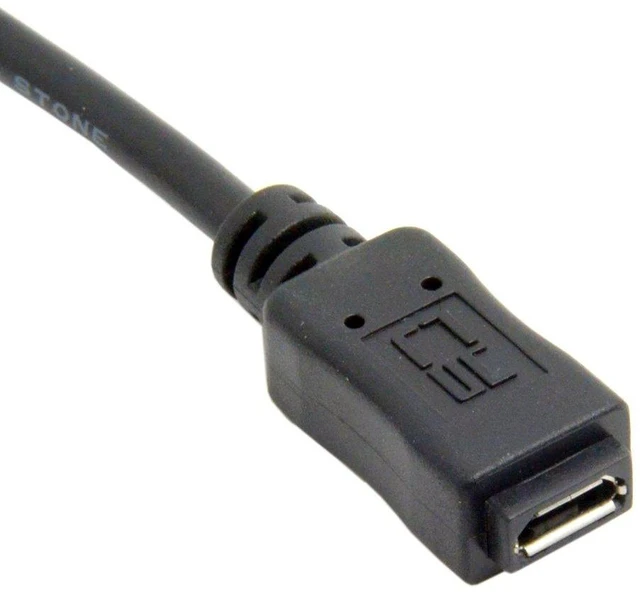 Alt view image 5 of 7 - AJMRTC 50cm Full Pin Micro USB 2.0 5Pin Male to Female Extension Cable, M/F OTG Cord for Smartphone, Tablet, Charging and 480Mbps Data Transfer