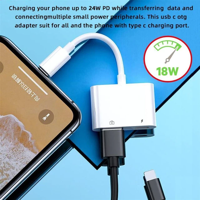Alt view image 6 of 7 - AJMRTC 5Gbps USB-C Male to USB 3.0 Type A Female Adapter with PD Power Charging, USB C to USB A Converter, High Speed Data Transfer for MacBook, Laptop, Tablet, Smartphone and USB-A Peripherals