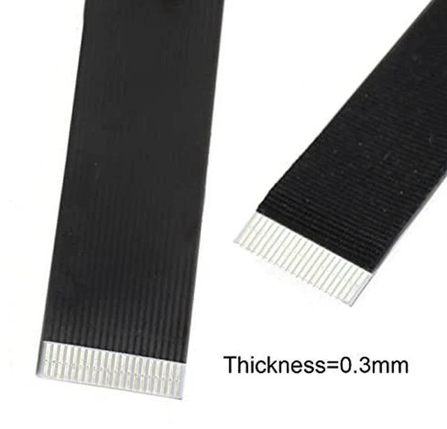 Alt view image 4 of 7 - AJMRTC 50cm Up Angled USB 2.0 Type-A Male to Female Flat Slim FPC Extension Cable, Ultra Thin Ribbon Data Cord for FPV Drone, Hard Disk, Scanner, Printer & Narrow Space Mounting