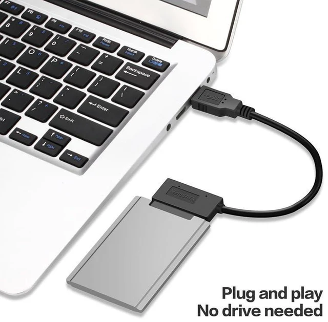 Alt view image 5 of 7 - AJMRTC USB3.0 to Micro SATA 7+9 16Pin 90 Degree Angled Adapter Cable 10cm, 1.8 Inch Micro SATA SSD Hard Drive Converter Cord for Data Reading and Transfer