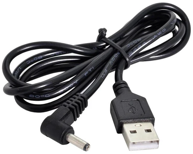 Alt view image 4 of 7 - AJMRTC USB 2.0 Male to 90 Degree Right Angled 3.5x1.35mm DC Barrel Power Cable 100cm, 5V DC Power Cord with Right Angle DC Plug for LED Lights, Small Electronic Gadgets