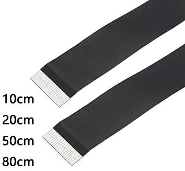 Alt view image 3 of 7 - AJMRTC CYFPV Dual 90 Degree Right-Up Angled HDMI Type A Male to Male FPC Flat Cable 50CM, Ultra Thin Flexible FPV Cable for Multicopter Drone Aerial Photography, Stable HD Video Transmission