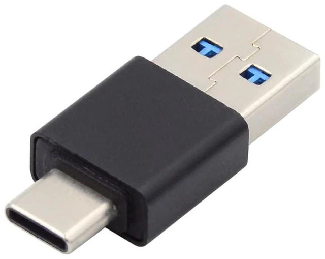 Main image of AJMRTC 10Gbps USB 3.0 Type A Male to USB 3.1 Type C Male Adapter, USB-A to USB-C Male Plug Converter for Laptop, Smartphone, Tablet, High Speed Data Sync & Fast Charging