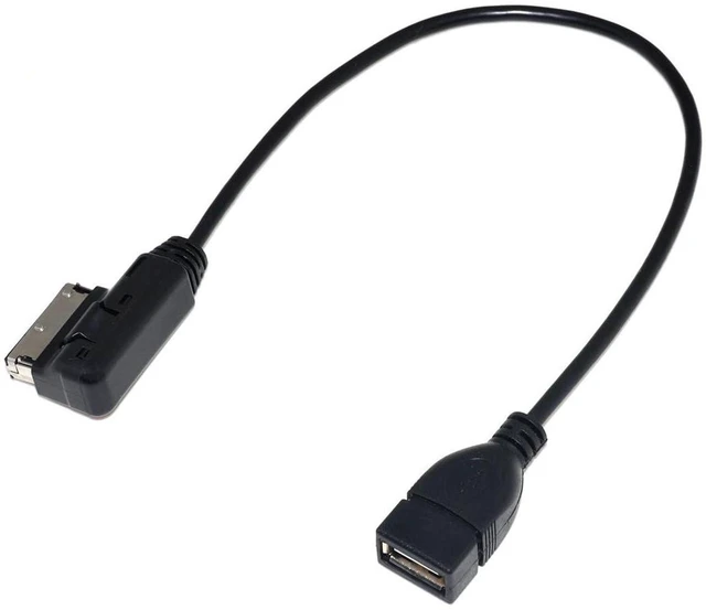 Alt view image 5 of 7 - AJMRTC Media In AMI MDI USB AUX Adapter Cable, Car Music Interface Cord for VW Audi 2014 A4 A6 Q5 Q7, Play Music via USB Flash Drive & 3.5mm AUX Input