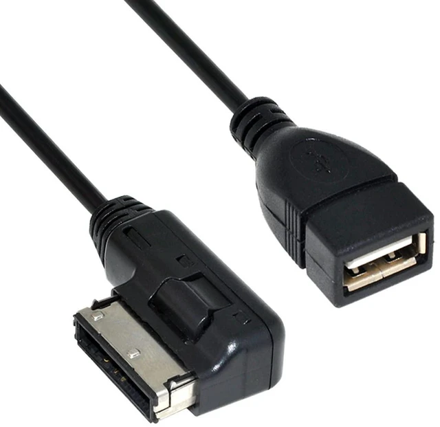 Alt view image 6 of 7 - AJMRTC Media In AMI MDI USB AUX Adapter Cable, Car Music Interface Cord for VW Audi 2014 A4 A6 Q5 Q7, Play Music via USB Flash Drive & 3.5mm AUX Input